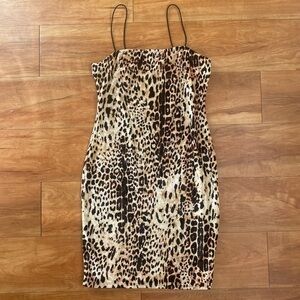 Windsor cheeta mini dress sz S